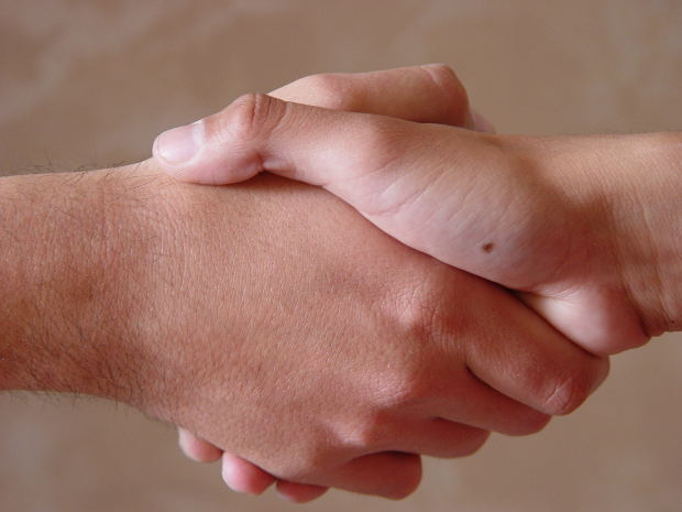 Hindi Poem - Two persons with same Profession-An arrow shake-hands